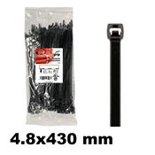 Immagine di Mugrip fascetta poliamnide 6.6 4,8X430 nero 