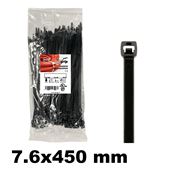 Immagine di Mugrip fascetta poliamnide 6.6 7,6X450 nero 