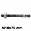 Immagine di M2 M10x70* mm spessore serraggio 10 mm 