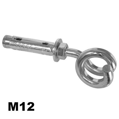 Immagine di MGR Gancio di sicurezza per reti anticaduta Con ancoraggio tipo MSB diametro 18 M12 x 150 