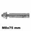 Immagine di MSB-B M8x51mm Barra. M8x75 mm 