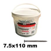Immagine di viti mrs-u tps croce tx 7.5x110 secchio 200 viti c/punta sds 6 x 160                                                                                           