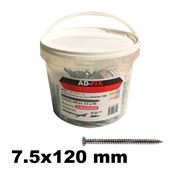 Immagine di viti mrs-u tps croce tx 7.5x120 secchio 200 viti c/punta sds 6 x 160                                                                                           