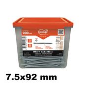 Immagine di MRS-H 7,5x 92 secchio da 200 pezzi con inserto croce Torx e punta 