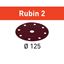 Immagine di Festool Disco abrasivo STF D125/8 P120 RU2/10 Rubin 2 