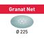 Immagine di Festool Abrasivo a rete STF D225 P320 GR NET/25 Granat Net 