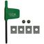 Immagine di Festool Placchette di ricambio HW-WP 7,6x12x1,5 (4x) 