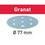 Immagine di Festool Disco abrasivo STF D77/6 P240 GR/50 Granat 