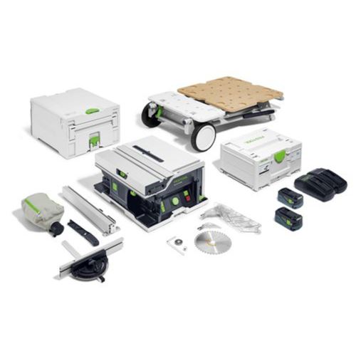 Immagine di Festool Sega circolare da banco a batteria CSC SYS 50 EBI-Set 