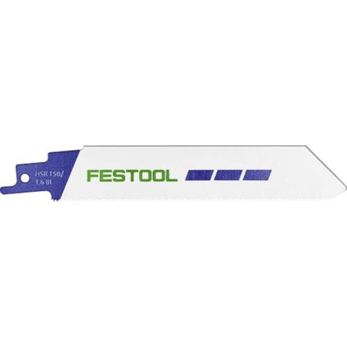 Immagine di Festool Lama per sega a gattuccio HSR 150/1,6 BI/5 METAL STEEL/STAINLESS STEEL 