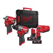 Immagine di M12 FPP2H2-402X kit 12V trapano con percussione e avvitaore ad impulsi 1/2" 