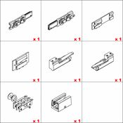 Immagine di Kit porte scorrevoli Hawa Purolino 80 Plus - art. 25549 