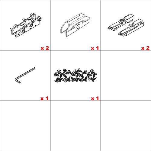 Immagine di Kit porte scorrevoli Hawa Puro 150 - art. 21111 