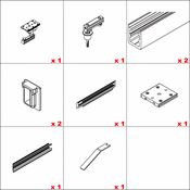 Immagine di Kit porte scorrevoli Hawa Aperto 60 H type A - art. 18805 