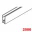 Immagine di Profilo orizzontale telaio Hawa Divido 80/100 cm 250 - art. 042.3000.250 