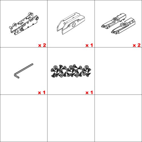 Immagine di Kit porte scorrevoli Hawa Puro 100 - art. 21141 