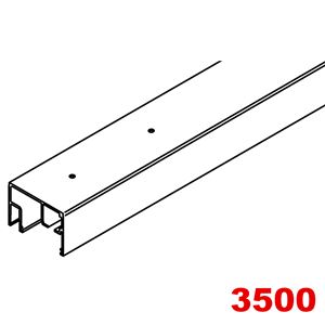 Immagine di Binario scorrimento Hawa Porta 100 GWF cm 350 - art. 057.3084.350 