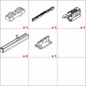 Immagine di Kit porte scorrevoli Hawa Junior 100 B - art. 30227 