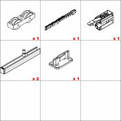 Immagine di Kit porte scorrevoli Hawa Junior 100 B - art. 30227 