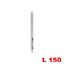 Immagine di catenacci leva incasso mm. 16 mm. 150 nich. acciaio                                                                                           