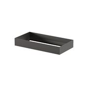 Immagine di Kit cassetto altezza 130 mm verniciato metalgrey per sistema parete Grid interasse 900 mm 
