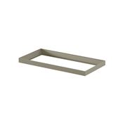 Immagine di Kit cassetto altezza 55 mm verniciato bianco ral 9002 per sistema parete Grid interasse 900 mm 