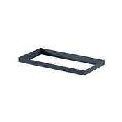 Immagine di Kit cassetto altezza 55 mm verniciato grafite per sistema parete Grid interasse 900 mm 