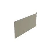 Immagine di Reggimensola profondità 450 mm verniciato bianco ral 9002 per 2 cassetti sistema parete Grid 
