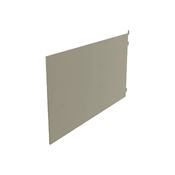 Immagine di Reggimensola profondità 450 mm verniciato bianco ral 9002 per 3 cassetti sistema parete Grid 