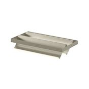 Immagine di Kit telaio con portascarpe verniciato bianco ral 9002 per sistema parete Grid interasse 900 mm 