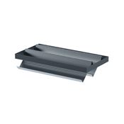 Immagine di Kit telaio con portascarpe verniciato grafite per sistema parete Grid interasse 900 mm 