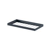 Immagine di Kit telaio con portapantaloni verniciato grafite per sistema parete Grid interasse 900 mm 