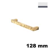 Immagine di Maniglia L133 A interasse 128 mm ottone finitura cromo lucido 