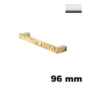 Immagine di Maniglia L133 B interasse 96 mm ottone finitura cromo lucido 
