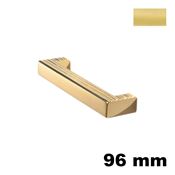 Immagine di Maniglia L140 A interasse 96 mm ottone finitura oro lucido 