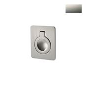Immagine di Maniglia U826 da incassare 53 x 43 mm metallo pressofuso finitura nichel satinato 