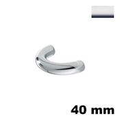 Immagine di Maniglia U863 C interasse 40 mm metallo pressofuso finitura cromo lucido 