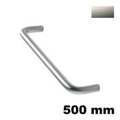 Immagine di Maniglia U871 A interasse 500 mm ottone finitura nichel satinato 
