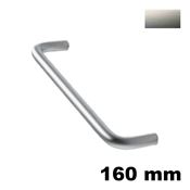 Immagine di Maniglia U871 D interasse 160 mm ottone finitura nichel satinato 