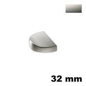 Immagine di Maniglia U874 A interasse 32 mm metallo pressofuso finitura nichel satinato 