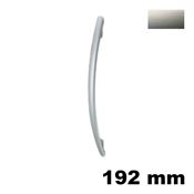 Immagine di Maniglia U890 B interasse 192 mm metallo pressofuso finitura nichel satinato 