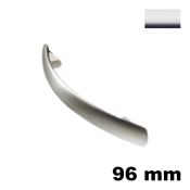 Immagine di Maniglia U894 A interasse 96 mm metallo pressofuso finitura cromo lucido 