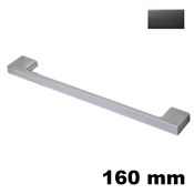Immagine di Maniglia U9020 B interasse 160 mm metallo pressofuso finitura antracite 