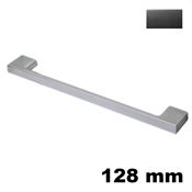 Immagine di Maniglia U9020 B/C interasse 128 mm metallo pressofuso finitura antracite 