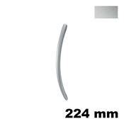 Immagine di Maniglia U9080 E interasse 224 alluminio finitura argento 