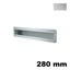 Immagine di Maniglia U9102 da incassare 280x40 mm metallo pressofuso finitura argento 