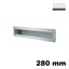 Immagine di Maniglia U9102 da incassare 280x40 mm metallo pressofuso finitura cromo lucido 
