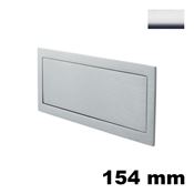 Immagine di Maniglia U9107 A da incassare 154x56 metallo pressofuso finitura cromo lucido 