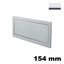 Immagine di Maniglia U9107 A da incassare 154x56 metallo pressofuso finitura cromo lucido 