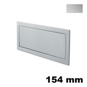 Immagine di Maniglia U9107 A da incassare 154x56 metallo pressofuso finitura argento 